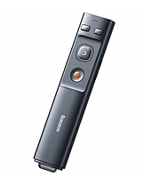 Презентер лазерна указка Baseus Orange Dot Wireless Presenter Red Laser чёрный (ACFYB-BOG)