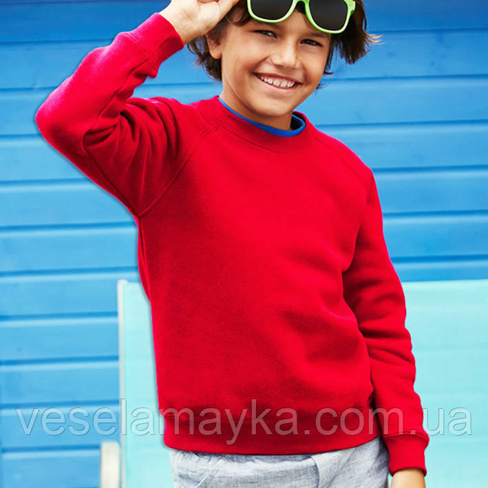 Дитяча червона толстовка (Комфорт), фото 1