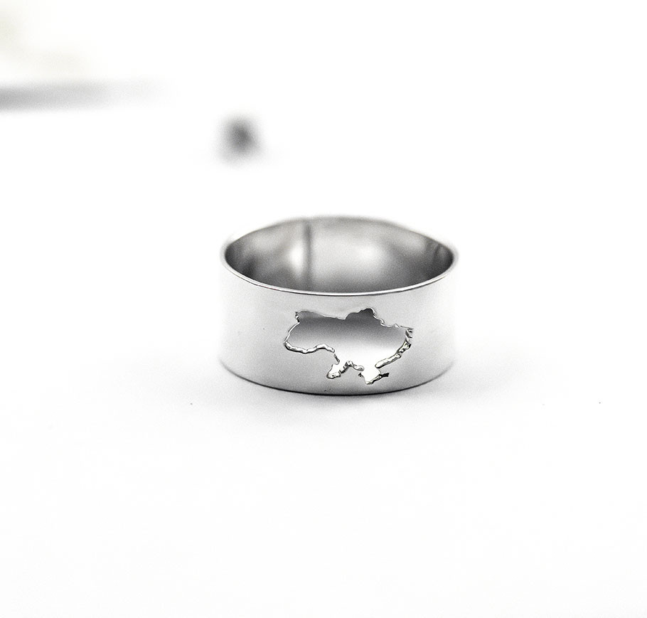 Кільце Мапа України Анджеліни Джолі, фото 1