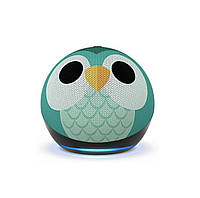 Дитяча смарт колонка Amazon Echo Dot 5th Generation Kids - Owl (214OL) (Англійська мова)
