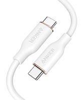 Кабель Anker 643 PowerLine III USB-C to USB-C 100W Flow Silicone 0,9m для iPhone 15/15 Pro/15 Pro Max, iPhone