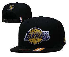 Чорний снепбек Los Angeles Lakers Лос Анджелес Лейкерс кепка, бейсболка, снепбек, snapback