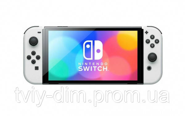 Ігрова консоль Nintendo Switch OLED (біла) 45496453435 (код 1531401)