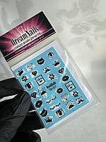 Слайдер-дизайн «Губки» TM - 837 Dream Nails (водні наклейки)