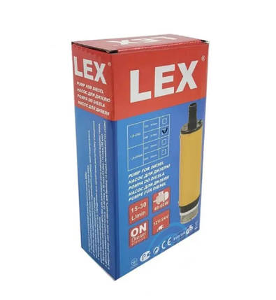 Насос для дизеля заглибний LEX LX-25G: 24В, 51 мм, фото 1