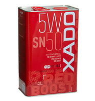 Масло моторное синтетическое XADO Atomic Oil 5W-50 SN RED BOOST 4л