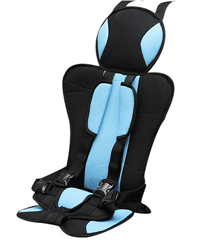 Дитяче автокрісло безкаркасне до 9 років / Сидіння дитяче у авто / Крісло автомобільне