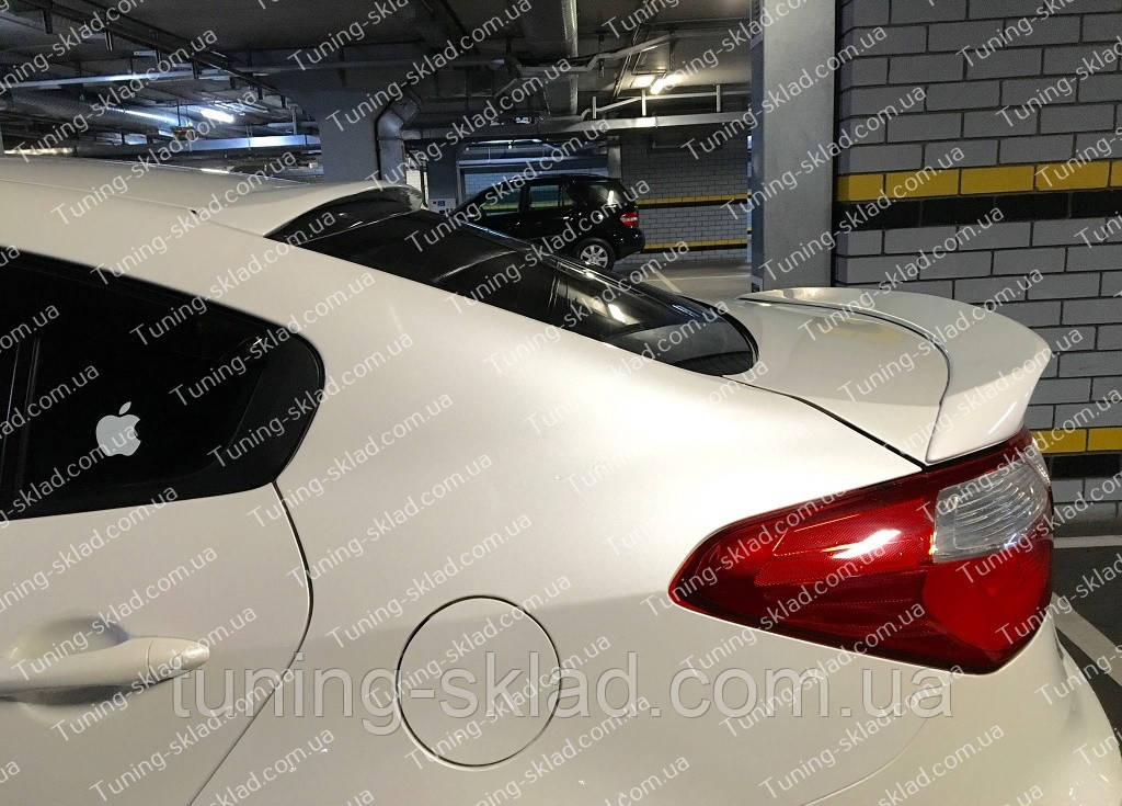 Спойлер Kia Cerato 3 (задній лип спойлер на Кіа Церато 3), фото 1