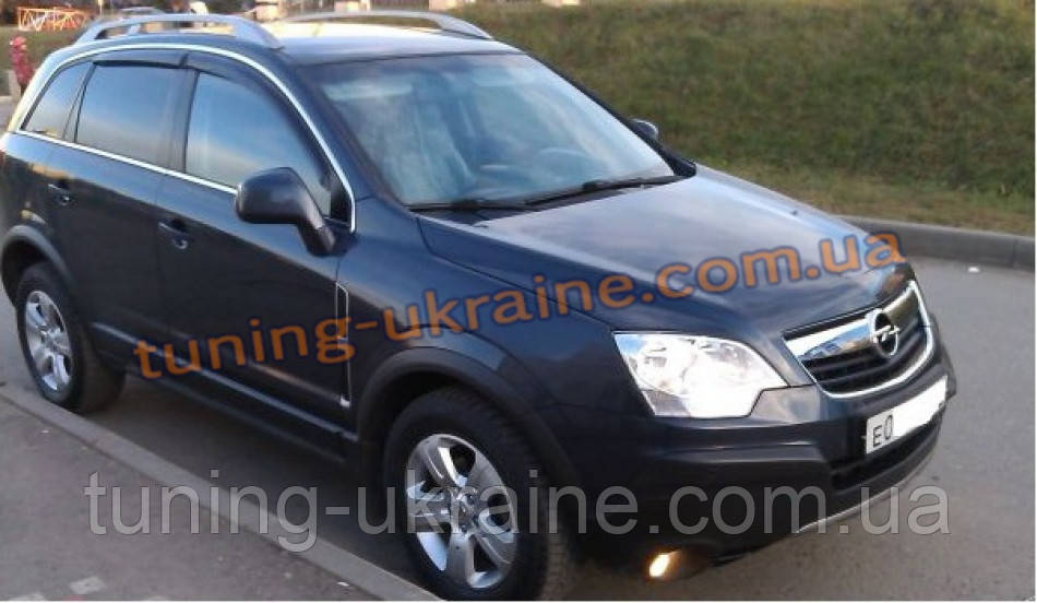 Дефлекторы окон (ветровики) COBRA-Tuning на OPEL ANTARA 2006-10 - фото 1 - id-p386565339