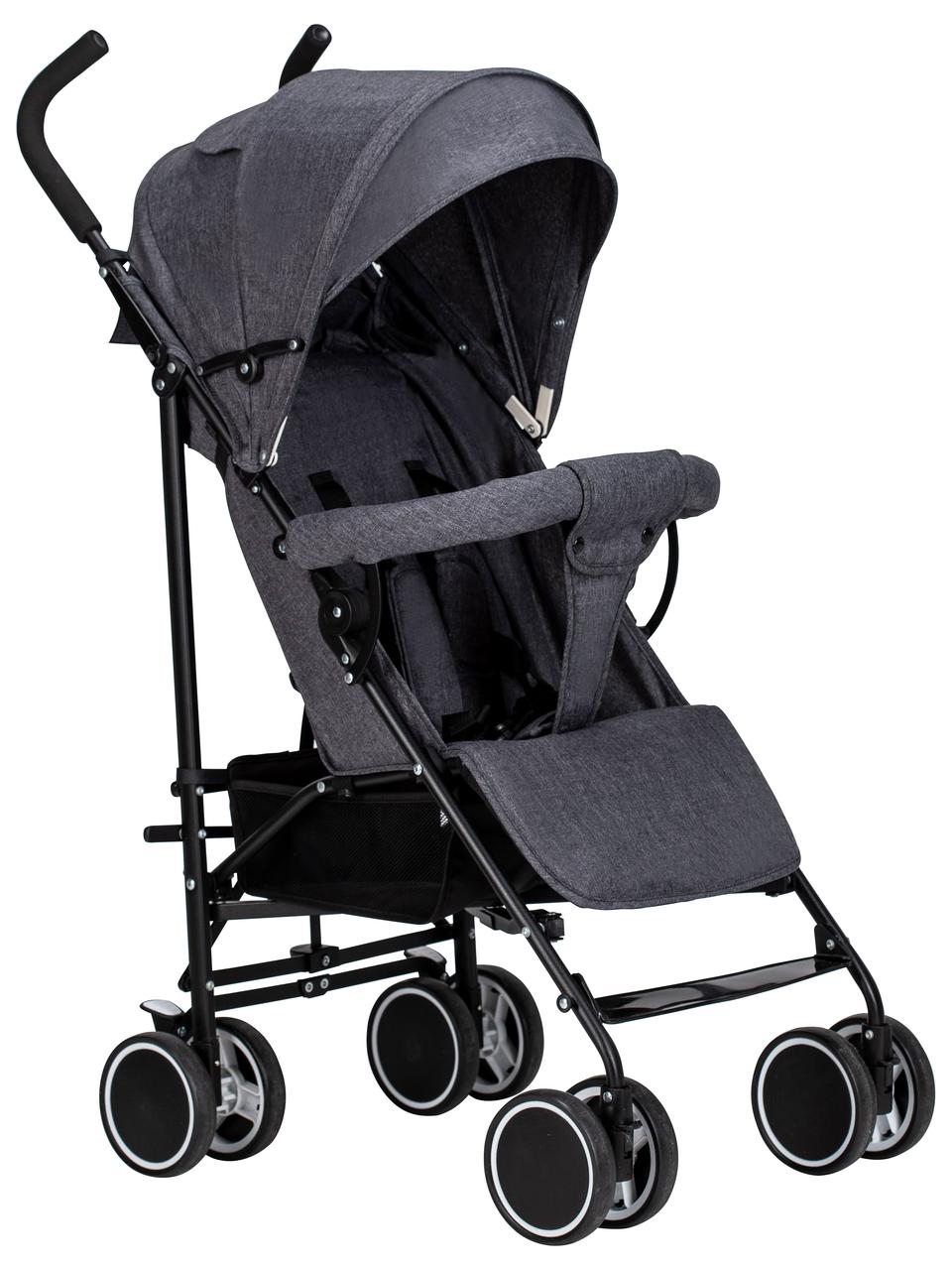 Дитяча прогулянкова коляска тростина FreeON Simple Grey навантаження до 15 кг