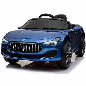 Електромобіль дитячий Maserati (2 мотори, 1 акум 12V7AH, музика, EVA) SL8631 Blue