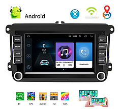 Штатна Magнітола Volkswagen 7" UNIVERSAL Android 12 2+16GB- With carplay K7021 автомобільна стереосистема, фото 5
