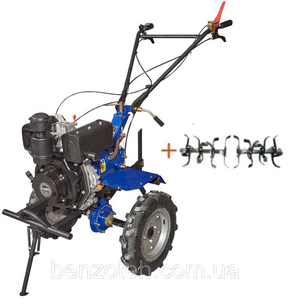 Мотоблок POWERCRAFT МБ2060Д (4.00-10) + фреза (заводська упаковка), фото 1