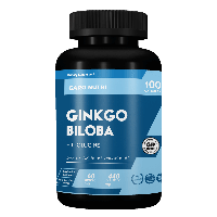 Гинкго Билоба, (Ginkgo Biloba) 60 мг. + глицин 100 капс. Garo Nutrition Гинкго Билоба (экстракт) 120 мг. Л-глицин 380 мг.