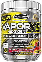 Предтренировочный комплекс Muscletech Vapor X5 Next Gen Pre-Workout 263 g (Fruit punch blast)