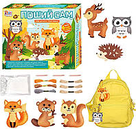 Набор для творчества - мягкие игрушки своими руками "Лесные животные" (6 фигурок) арт. 91060