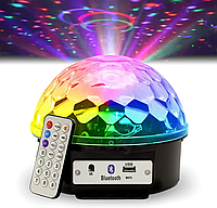 Музичний світлодіодний Диско Куля Mp3 led Bluetooth magic ball light з пультом світломузика для вечірок