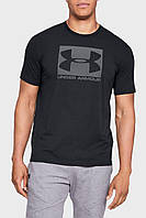 Мужская черная футболка UA BOXED SPORTSTYLE SS Under Armour ,S,M,LXL,XXL, 1329581-001