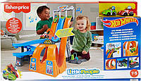 Трек Hot Wheels Fisher-Price Little People Racing Loops Tower Race хот вілс фішер прайс маленькі люди