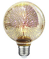 Лампа светодиодная декоративная MHZ 3D Фейерверк C80-3D 8803