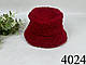 Капелюх жіночий, бордовий, фото 6