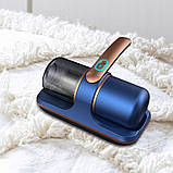 Пилосос ручний, очисник для ліжка Maxtop 9242, синій, фото 4