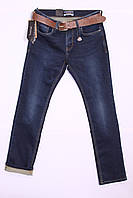 Утеплені чоловічі джинси Resalsa з потертостями