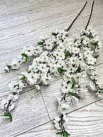 Штучна сакура. Гілка декоративної сакури (біла, 120 см), фото 4