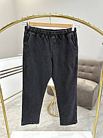 Чоловічі джинси на резинці Олсер 4096-1 батал 6-13ХЛ чорні