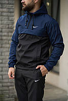 Спортивный костюм Nike из плащевки, мужской весенний комплект анорак и штаны, барсетка В ПОДАРОК LOV