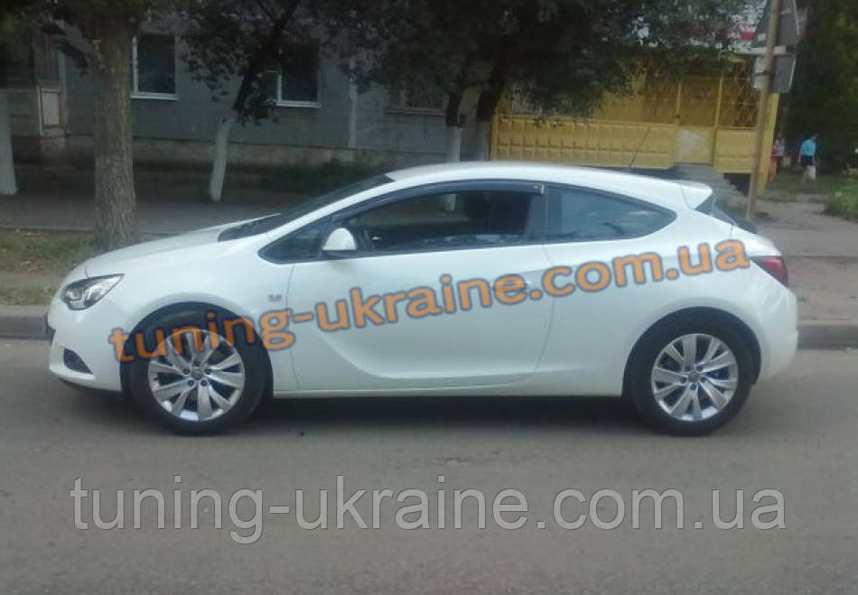 Дефлектори вікон (вітровики) COBRA-Tuning OPEL ASTRA J GTC 3D 2009-15