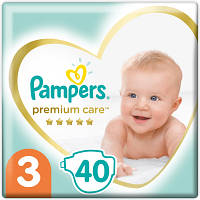 Подгузники Pampers Premium Care Midi Размер 3 (6-10 кг) 40 шт (8001090379337) fv