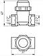Фільтр грубого очищення 1/2" нікельований  SOLOMON  TD1052, фото 6