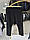 Чоловічі спортивні штани Dekons 1071-1 (батал) 2-6XL чорні, фото 2