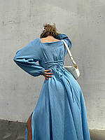 Сукня жіноча трендова із мусліна у кольорах (Норма), фото 9