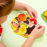 Міні-розвивашка з липучками "Їжачок у лісі" VT1804-45, фото 2