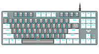 Механическая клавиатура Aula F3287 Keycap KRGD Blue Switch UA Grey/White (6948391240954)