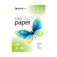 Папір А4 глянцевий 180г/м 20 шт ColorWay PrintPro PGE180020A4