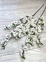 Штучна сакура. Гілка декоративної сакури (біла, 120 см), фото 2