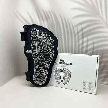 Масажер для ніг EMS імпульсний електричний килимок G-568. 8 режимів, 19 рівнів