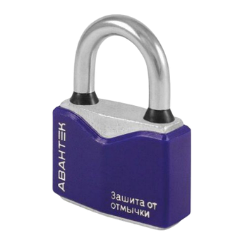 Замок навісний LXCP 60 сталь кольоровий(в асортименті) АВАНТЕК