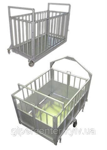 Ваги низькопрофільні з огорожею вологозахищені ТВ4-300-0,1-(1000х1200)-12h до 300 кг.