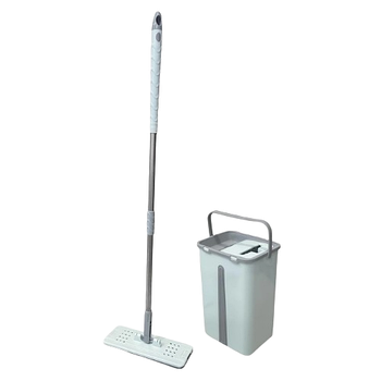 Набір для прибирання відро + швабра + МОП Maxi Flat Mop Виланд