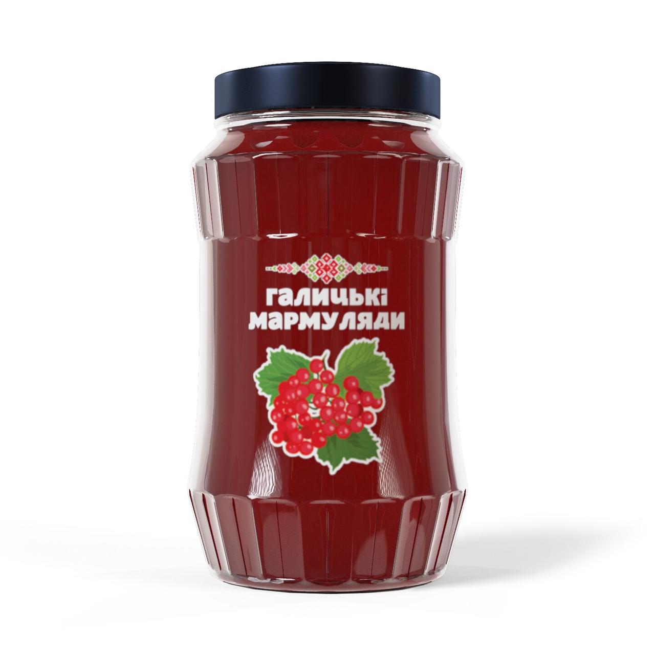 Галицькі мармуляди – варення з калини, 180 мл, фото 1