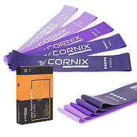 Резинки для фітнесу набір 5 шт 1-20 кг Cornix Mini Power Band XR-0253