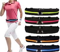 Спортивная сумка на пояс для бега с 2 карманами Go Runners Pocket Belt спортивный пояс для телефона