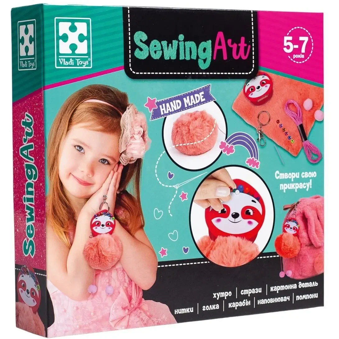 Набір для творчості "Sewing Art. Sloth VT4205-07