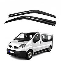 Дефлекторы окон ветровики Renault Trafic / Opel Vivaro / Nissan Primastar (2001-2014) Скотч 3M SunPlex