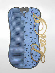 Пелюшка - кокон (європелюшка) на блискавці зріст 62 см (1 - 3 місяці) Зорепад Lari Блакитний