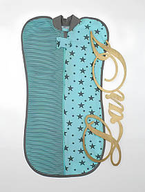 Пелюшка - кокон (європелюшка) на блискавці зріст 62 см (1 - 3 місяці) Зорепад Lari Ментоловий